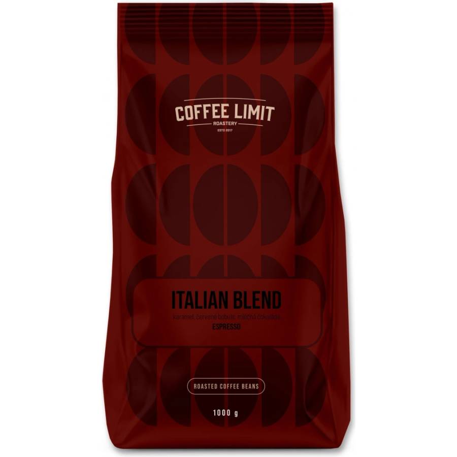 Coffee Limit Italian Blend 1 kg zrnková káva